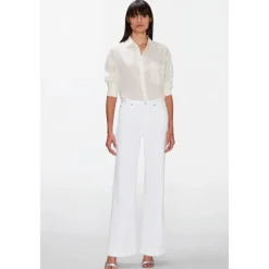 Sale Bredde Jeans - Højtaljede, Løstsiddende Dame Jeans