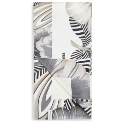 Clearance Brezza Print Silk Twill Scarf Dame Tørklæder