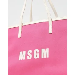 Børn Fuchsia Tote Taske med Logo Børn Tasker