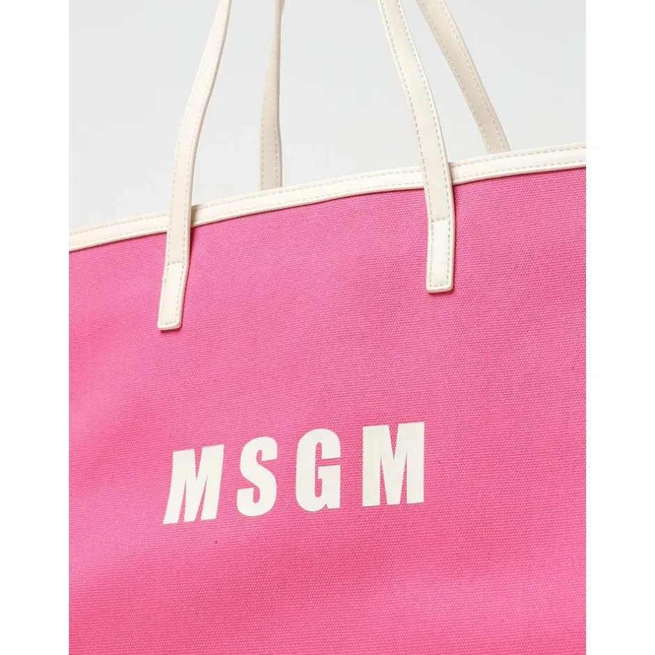 Børn Fuchsia Tote Taske med Logo Børn Tasker
