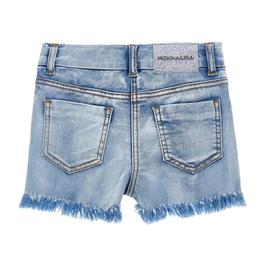 Discount Broderede denimshorts Børn Underdele
