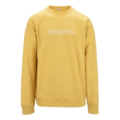 Broderet bomuldssweatshirt Trøjer|Sweatshirts