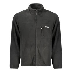 Outlet Broderet Fleecejakke med Logo Fleece