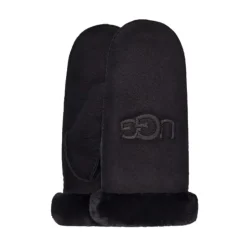 Best Broderet shearling Handsker Black Dame Handsker