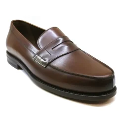 Hot Kalveskind Loafer med Penny Strap Loafers