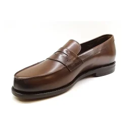 Hot Kalveskind Loafer med Penny Strap Loafers