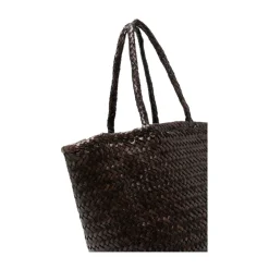 Hot Læder Basket Weave Håndtaske Dame Indkøbstasker