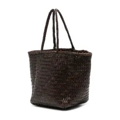 Hot Læder Basket Weave Håndtaske Dame Indkøbstasker