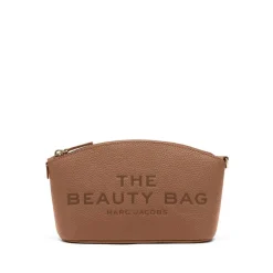 Clearance Læder Håndledsrem med Logo Print Dame Clutch