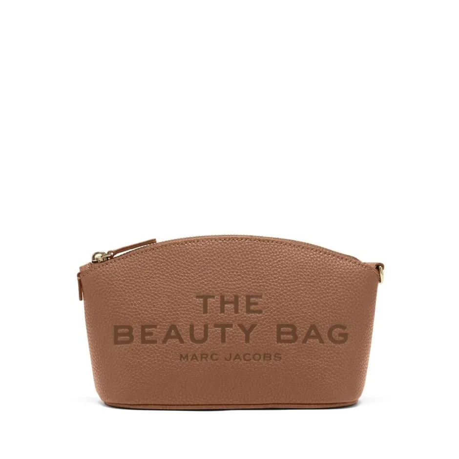 Clearance Læder Håndledsrem med Logo Print Dame Clutch