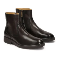 Hot læder lynlåsstøvler Støvler