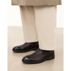 Hot læder lynlåsstøvler Støvler