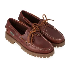 Best læder mokkasin med gummisål Dame Loafers