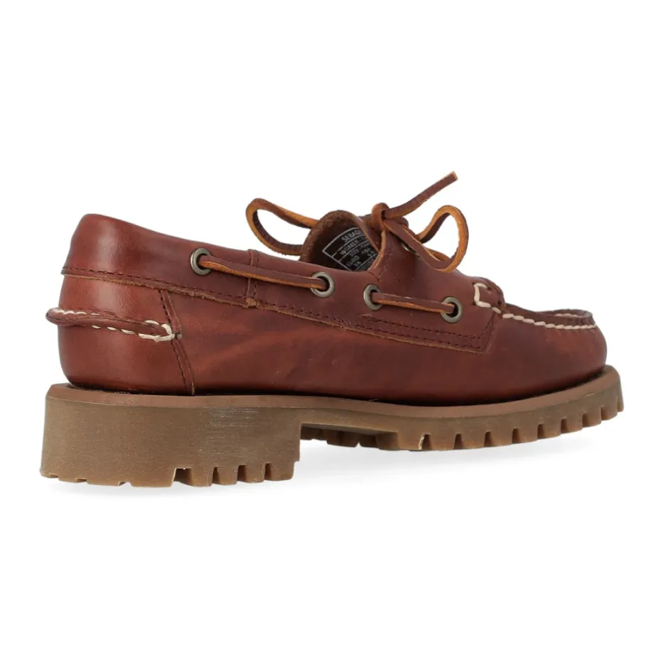 Best læder mokkasin med gummisål Dame Loafers