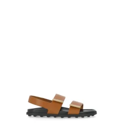 Hot Læder Sandaler med Velcrolukning Dame Sandaler