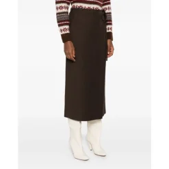 Hot Midi Wrap Nederdel Dame Nederdele
