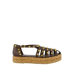 Best Rockstud Flat Espadrille Sandaler Dame Sandaler