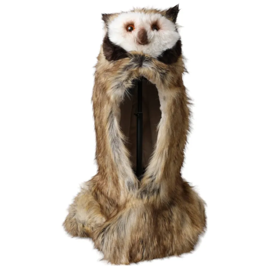 Clearance Ugle Faux Fur Hovedhue Dame Huer & Kasketter