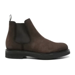 Best e Suede Elastik Tyksålede Støvler Chelsea Boots