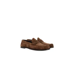 Discount e Suede Flade Moccasin Sko Loafers