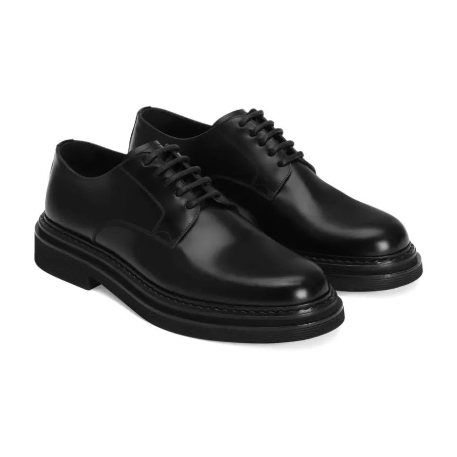 Hot Brushed Calfskin Derby Business Sko