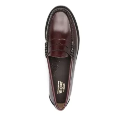 Hot Burgundy Penny Loafer Flade Sko Dame Loafers