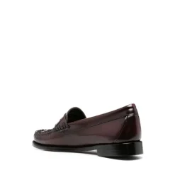 Hot Burgundy Penny Loafer Flade Sko Dame Loafers