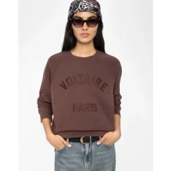 Outlet Burgundy Voltaire Paris Sweatshirt Dame Sweatshirts|Striktrøjer & Sweatere