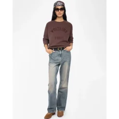 Outlet Burgundy Voltaire Paris Sweatshirt Dame Sweatshirts|Striktrøjer & Sweatere