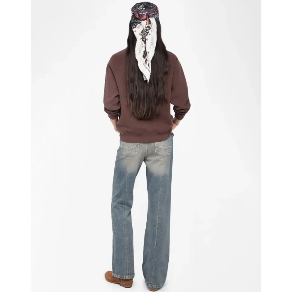 Outlet Burgundy Voltaire Paris Sweatshirt Dame Sweatshirts|Striktrøjer & Sweatere