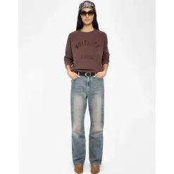 Outlet Burgundy Voltaire Paris Sweatshirt Dame Sweatshirts|Striktrøjer & Sweatere