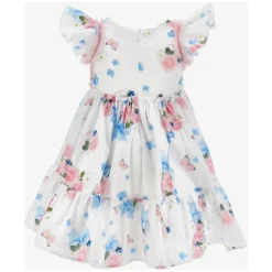 Clearance Butterflies and Flowers Dress Børn Kjoler & Nederdele