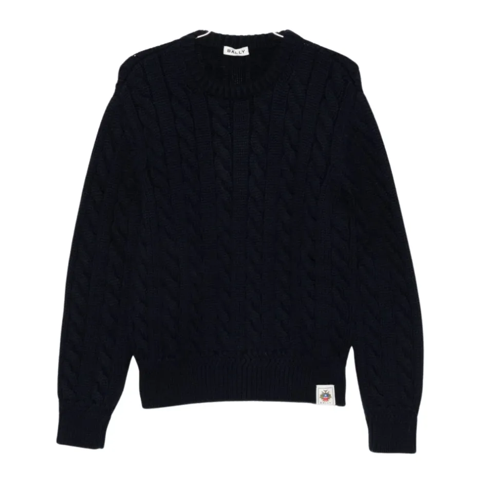 Best Cable Knit Crew Neck Sweater Strik