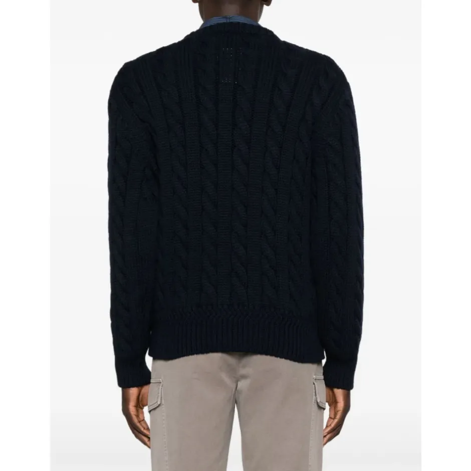 Best Cable Knit Crew Neck Sweater Strik
