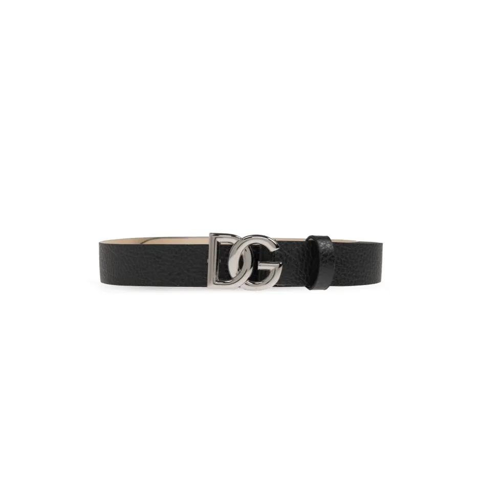 Hot Calfskin Logo Bælte Børn Bælter & Seler