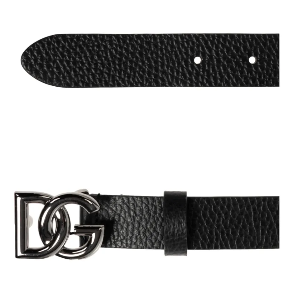 Hot Calfskin Logo Bælte Børn Bælter & Seler