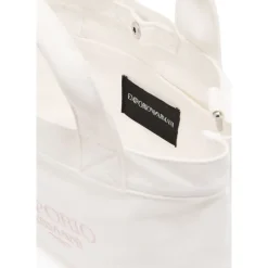 Discount Canvas Shopper Taske med Logo Broderi Børn Tasker