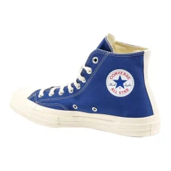 Clearance Canvas Sneakers med Lateralt Print Hjemmesko