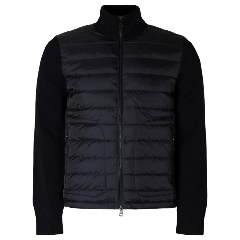 Outlet Cardigan med polstret frontpanel Jakker