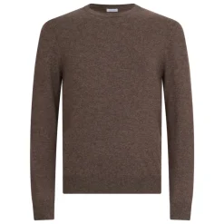 Outlet Cashmere sweater med rund hals Strik