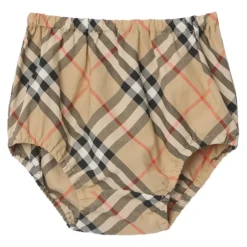 Outlet Check Bomuldskjole med Bloomers Børn Bodystocking & Sæt