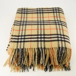 Online Check Cashmere Scarf Halstørklæder Og Tørklæder