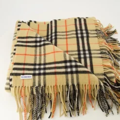 Online Check Cashmere Scarf Halstørklæder Og Tørklæder