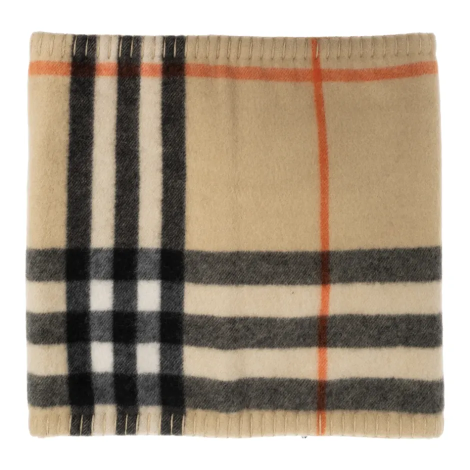New Check Cashmere Snood Dame Halstørklæder Og Tørklæder|Tørklæder