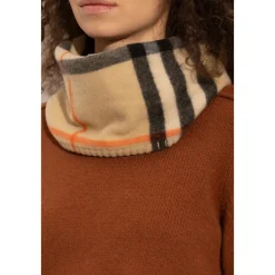 New Check Cashmere Snood Dame Halstørklæder Og Tørklæder|Tørklæder