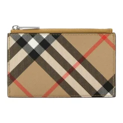 Hot Check print wallet Punge & Kortholder