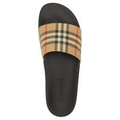New Check Slides Sandaler