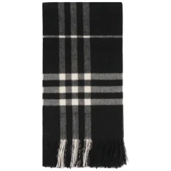 Outlet Checked Cashmere Scarf Dame Tørklæder