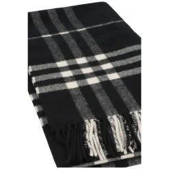 Outlet Checked Cashmere Scarf Dame Tørklæder