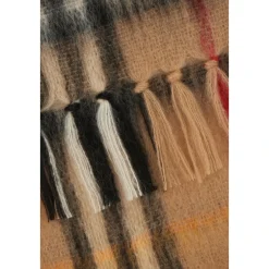 Online Checked Mohair Wool Scarf Dame Halstørklæder Og Tørklæder|Tørklæder